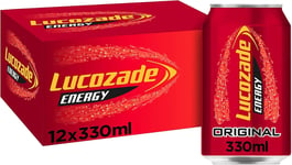 Lucozade Energy Drink Original 12x330ml multipack