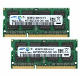 Samsung 2X 4GB 2RX8 DDR3 1333MHz PC3-10600S 204PIN SO-DIMM Laptop RAM Memory @A0