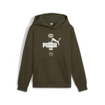 PUMA Power Graphic Hoodie FL B, Transpirer Garçons, Dark Olive, 681859