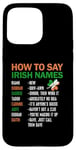 iPhone 15 Pro Max How To Say Irish Name Lucky Saint Patricks Day Shamrock Case