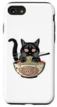 Coque pour iPhone SE (2020) / 7 / 8 Animé Manga Kawaii Style de vie urbain Streetwear Ramen Cat