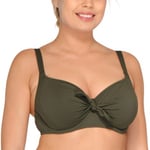 Saltabad Dolly Bikini Bra Militärgrön polyamid F 75 Dam