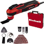 Einhell Outil multifonction TE-MG 350 EQ (350 W, vitesse d’oscillation variable de 22 000 à 40 000 oscillations/min) Livré avec coffret et accessoires