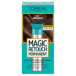 L'Oreal Paris Magic Retouch Permanent Root Concealer, Touching Up Grey Hair Dye, 5 Brown, 1 Count (Pack of 1)