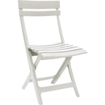 Chaise pliante Miami - GROSFILLEX - Blanc - Résistante aux intempéries et peu encombrante