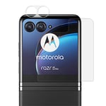 Motorola Razr 40 Ultra 5G - härdat glas skärmskydd för KAMERALINS och liten skärm