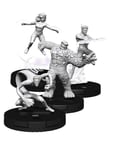 Marvel Comic HeroClix Deep Cuts Unpainted Miniatures Fantastic Four  x4  figure