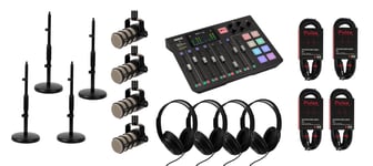 RØDE RODECaster Pro Bundle Podcast 4