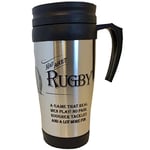 Ultimate Gift for Man Mad About 8840 Rugby Stainless Steel Travel Mug, one Colour, 7 fl.oz.