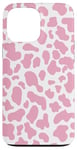 iPhone 13 Pro Max pink cow print pattren - flower pink Cow Pattern man women Case