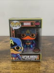 Funko POP! Marvel Captain America Blacklight #648 Vinyl Figure Special Edition