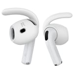 Ahastyle Apple AirPods 4 Sportiga Ear Hooks, vit