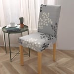 FLLXSMFC Dining Chair Covers Stretch Spandex Chair Cover Universal Elastic Printing Slipcover For Dining Room Seat Chair Covers Banquet Kitchen Wedding Case