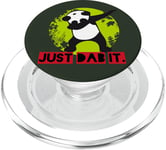 Dab Dabbing Panda Eco Planet Green Save World PopSockets PopGrip pour MagSafe