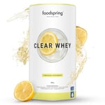 foodspring Clear Whey, Limonade, 480g, Shake protéiné léger et rafraîchissant de Whey Isolate premium.