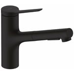 Hansgrohe - Zesis M33 - Mitigeur d'évier 150, sBox lite, noir mat 74803670