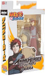 BANDAI Anime Heroes Naruto Action Figure Gaara | 17cm Naruto Figure Gaara Figure With Extra Hands And Accessories | Naruto Shippuden Anime Figure Action Figures For Boys And Girls