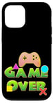 Coque pour iPhone 12/12 Pro Game Over Vintage Retro Jeux Vidéo Gaming