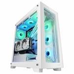 Boitier PC Grand Tour E-ATX Mars Gaming MC-XP avec panneaux vitrés - Blanc