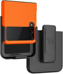 Hard Case Cover and Belt Clip Holster Combo for Samsung Galaxy Z Flip 3 5G Flip3