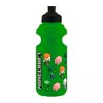 Minecraft Vattenflaska Dricksflaska Bottle Figurmotiv 35cl grön