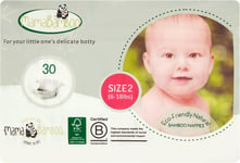 Mama Bamboo Mama Bamboo Eco Nappies - Size 2 (Small) 830g-4 Pack