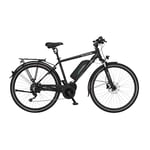 Fischer Viator ETH 1861 Vélo électrique pour Homme | RH 50 cm Moteur Central 80 Nm | Batterie 48 V Trekking | E-Bike, Noir Mat, 71 cm