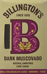 Billington's Dark Muscovado Natural Unrefined Cane Sugar, 500 g, Pack of 10