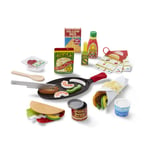 Melissa & Doug Fill & Fold Taco & Tortilla Set   Kitchen accessories   Role play