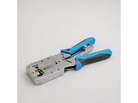 Netrack Modular Crimping Tool Rj45 8P+6P+4P+Amp Cat. 6, Pressure Control - Hopfalsningsverktyg