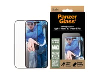 Panzerglass - Skärmskydd För Mobiltelefon - Ultra-Wide Fit, Aluminum Frame - Glas - Ramfärg Svart - För Apple Iphone 15 Plus, 16 Plus