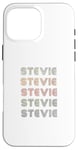 Coque pour iPhone 16 Pro Max T-shirt Love Heart Stevie Style grunge/vintage noir Stevie