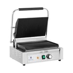 Royal Catering Kontaktgrill - 2200 W Räfflad