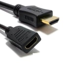 1M HDMI Extension Cable Type A HDMI male to HDMI female cable-BALCK