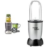 NUTRiBULLET 600 Series - Nutrient Extractor High Speed Blender - 600 W & Magic Bullet 4pc Starter Kit - Includes 1 High Torque Power Base, 1 Tall Cup with Flip Top Lid & 1 Cross Blade