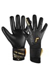 REUSCH Pure Contact Infinity Gants de Gardien Adulte Unisexe, 7706 Black/Gold/Black, 9.5