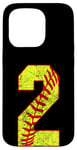 Coque pour iPhone 15 Pro Softball #2 Fast Pitch Love Softball Joueur préféré de la maman