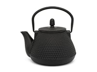 Bredemeijer Petite théière en fonte noire à picots Asia 1 l, Noir