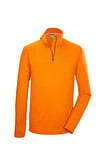 killtec Chemise Fonctionnelle pour Homme avec col Montant et Fermeture éclair, Orange, 4XL