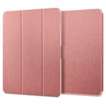 iPad Air 13" (2024) Spigen Urban Fit Stoff Deksel med Pekepenn Holder - Rose Gold