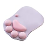geneic Cute Cat Paw Mouse Pad Anti-Slip Soft Silicone Mice Mat PC Laptop Computer Office Comfortable Wrist Rest Support Gaming Accessories