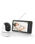 Twistshake Moniteur pour Bébé avec Caméra et Audio - Écran Full HD 5,5 Pouces 1080p | Communication Audio Bidirectionnelle - Surveillance de la Température Ambiante - VOX - Vision Nocturne