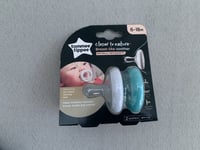 Tommee Tippee Closer To Nature Breast-Like Soother Dummy 2 Pack 6-18 Months BNIB