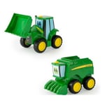 BRITAINS FARMIN FRIENDS - JOHNNY & COREY COMBINE 2PK