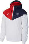 Nike PSG M NSW WR WVN AUT CL Veste de Sport Homme, Midnight Navy/University Red/White, FR : M (Taille Fabricant : M)