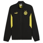 Bvb Ftblarchive Jacket PUMA Black-faster Yellow, storlek Small