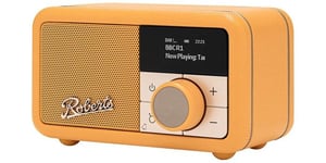 Roberts Revival Petite 2 Jaune - Enceinte Bluetooth Portable - Enceintes sans-fil