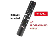 New Genuine TCL TV Smart Remote Control RC802N “YU13” with Batteries Included