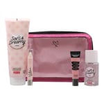 Victoria's Secret Body Lotion Soft & Dreamy Fragrance Lip Gloss Makeup Gift Set