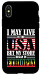 iPhone X/XS I May Live In The USA Story Began Ethiopia Case